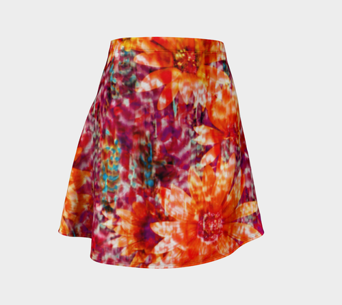 Ambient Floral Flare Skirt