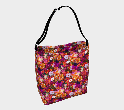 Illuminated Floral Stretchy Tote