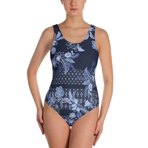 Boho Floral One Piece Swimsuit