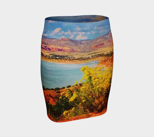Abiquiu Lake Fitted Skirt