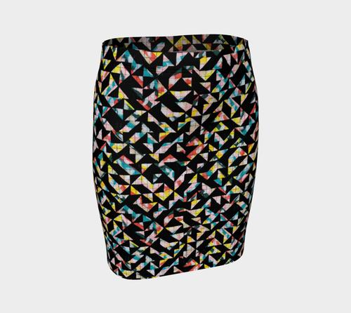 Geo Grid Fitted Skirt