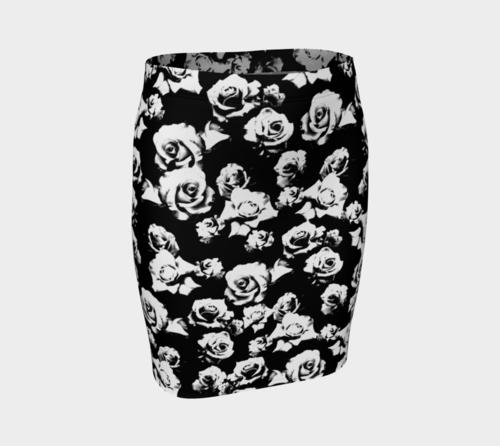 B+W Rose Fitted Skirt