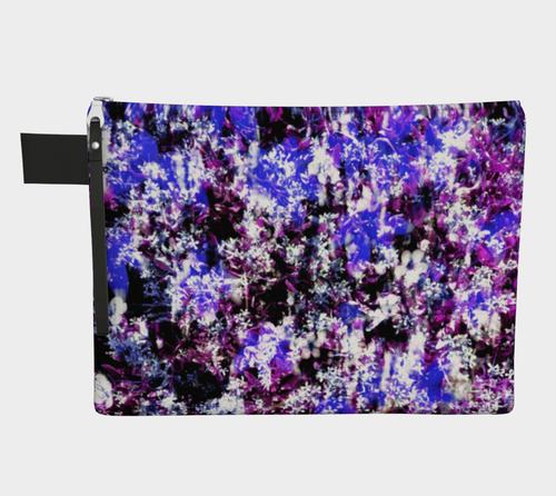 Fantasy Floral Zippered Pouch